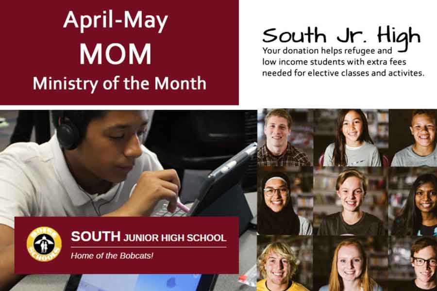 MOM supporting students of South Jr. High